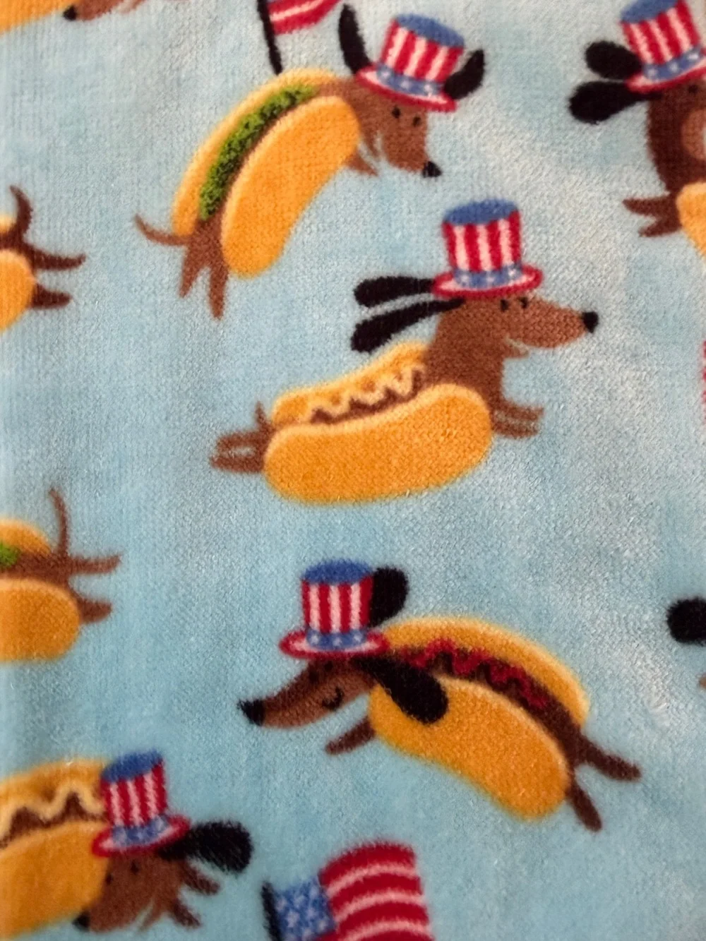 Dachshund patriotic kitchen towels Hotdog Wiener 2/set July 4 ready🇺🇸